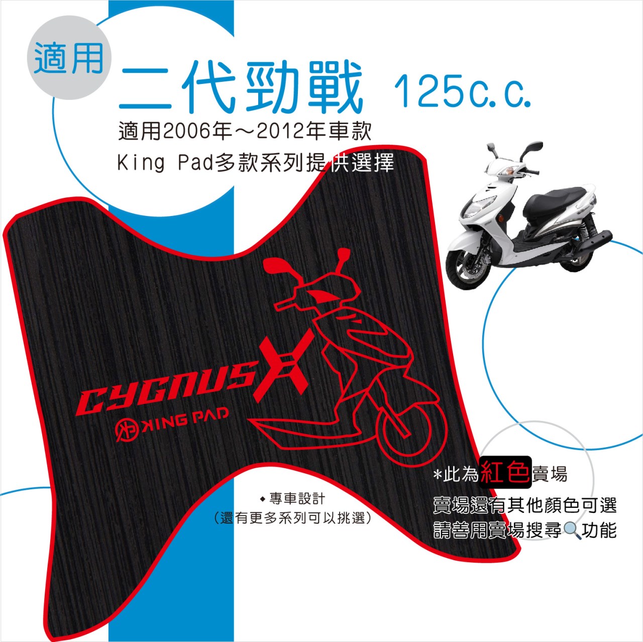 二代勁戰 125 cc (紅)