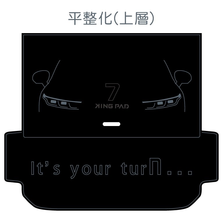 LUXGEN n⁷ N7 平整化 後車廂墊